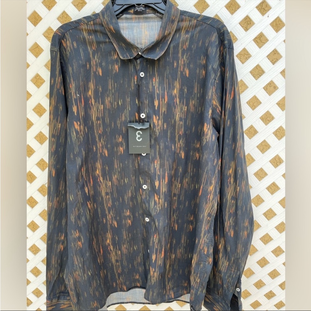 Men's goodman brand button down shirt size XXL NWT